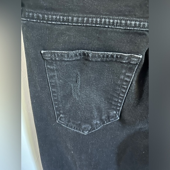 AMO Tie Ankle Jean Black Magic size 28 - Picture 10 of 12